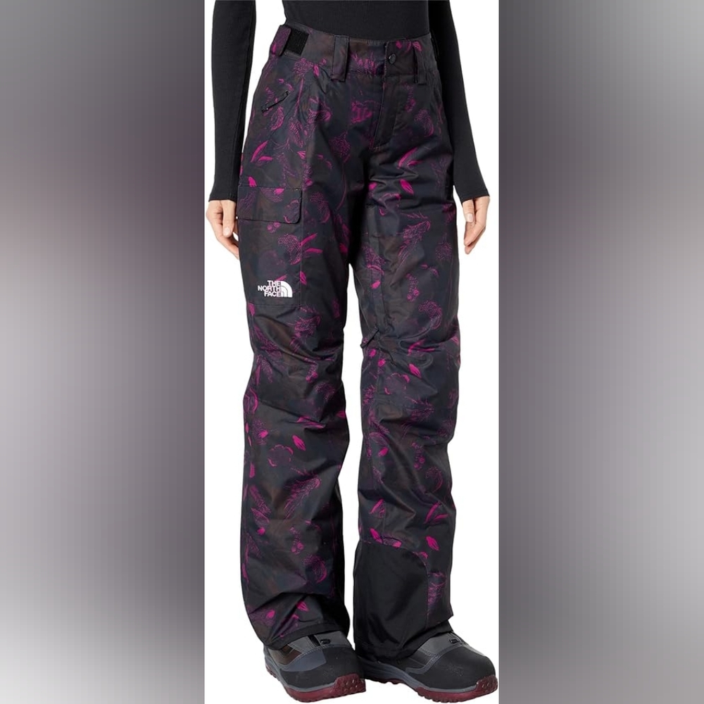 The North Face Women's Freedom Insulated Pants in Roxbury Pink Halftone Floral